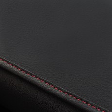 TOAD 高級皮革儀表板避光墊, 黑色 + 紅色, S90 2017 / VO-003