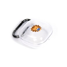 GOOSPERY 動物印花扣環耳機殼 Galaxy Buds 2/Buds Live/Buds Pro適用, 單一商品, 刺蝟, 1個