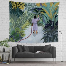 더플로우컴퍼니 여름 냄새 나는 시원한 패브릭 포스터 수채화 시리즈, 05