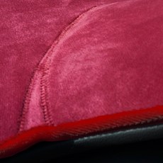 TOAD 頂級絲絨儀表板避光墊, S90 2017 / VO-004, 酒+紅邊框, 沃爾沃