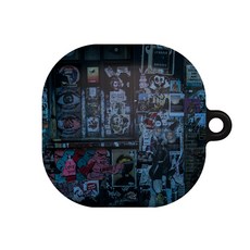 바니몽 갤럭시 버즈2프로/버즈2/버즈프로/버즈라이브 유어픽 하드 케이스, 01 그래피티풍경