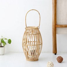 MARKET B PASAR 藤製蠟燭燈籠 41 CR0029, 單色