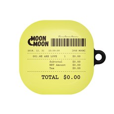 바니몽 갤럭시 버즈라이브 / 버즈2 문센트 하드케이스, 02 포스문옐로