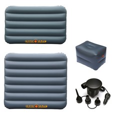 GUNU車宿強化氣墊床 2種+2層腳踏墊+車用充氣泵組, 所有類型