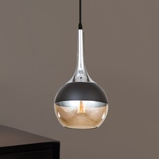 플랜룩스 볼링 펜단트 조명, 블랙