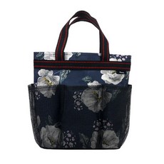 almaeng 印花網紗口袋浴室收納袋 AMCSB09 黑色, 1個