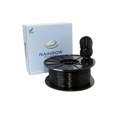 RAINBOW FILAMENT 3D打印機和3D打印筆 RB PLA細線材 黑色 1kg, RB PLA
