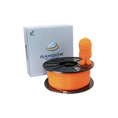 RAINBOW FILAMENT 3D打印機和3D打印筆 RB PLA細線材 橘色 1kg, RB PLA
