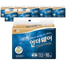 Careme 男女通用內衣成人尿布大碼, 10片, 8包, 大型