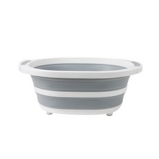 Bloom at home 多功能折疊式水桶, 灰色, 1個