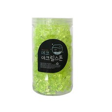 삼호유리 데코 아크릴스톤 소 연두, 1개