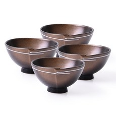 PRELUDE 線條印花造型馬格利米酒碗, 4個, 混色