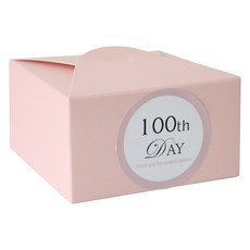 HCN 레이스박스 100p + 백일 스티커 파스텔 핑크 100p, 1세트