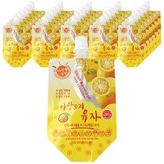 아람농장 아람드리 유자주스, 120ml, 40개