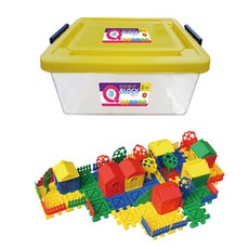 大容量積木塊+收納盒 Q6316-2K, 混色