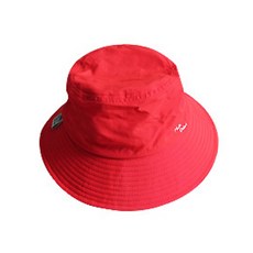 hellodotori 孩童雙面印花遮陽帽 C010+束口收納袋, 紅色的