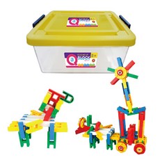 大容量積木+收納盒 Q6072-2K, 混色