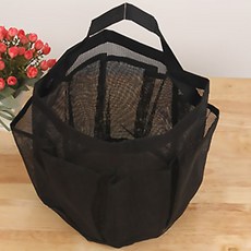 ALMAENG 網狀盥洗包, 1個, 黑色