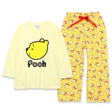 Disney 迪士尼 孩童小熊維尼睡衣套裝