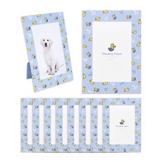 Monolike 直立式紙相框 4x6 兒童 10入, 海軍小鴨, 1個