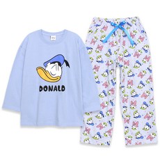 Disney 迪士尼 男童唐老鴨圖案長袖睡衣套裝