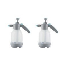 아리코 에어펌프 자동 분사 버클 압축 분무기 F TYPE 투명그레이 1.5L, 2개