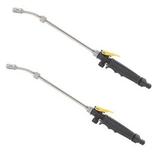 아리코 스테인레스 스틸 고압 파워 에어건 블랙 48cm, 2개