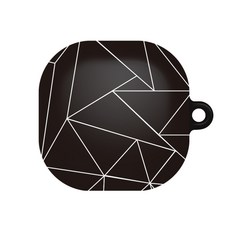 BANIMONG 印花耳機保護硬殼 Buds Live/Buds 2/Buds Pro適用, 單品, 05和平黑