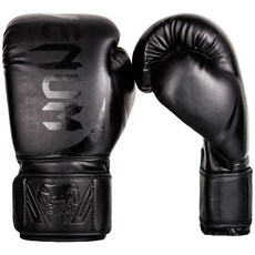 VENUM Challenger 跆拳道泰拳手套 MMA 2.0 283g, 黑色+黑色