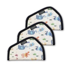 Organic Factory TPU安全帶固定護套, 叢林款(海軍藍), 3入