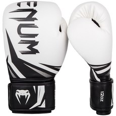 VENUM 挑戰者拳擊跆拳道泰拳 MMA 手套套組 3.0, 白+黑, 1組