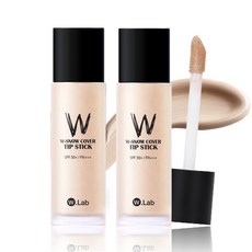 더블유랩 빅봉 파운데이션 40ml, 21호 커버 라이트, 2개