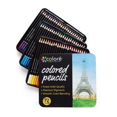 盒裝油性彩色鉛筆, 72色, 1組