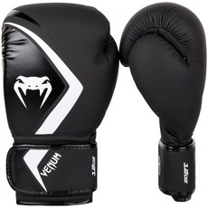 VENUM Contender 2.0 拳擊手套 雙手套組, 黑色 + 灰色 + 白色