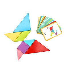 TOOKY TOY 七巧板遊戲玩具組, 混色, 1人