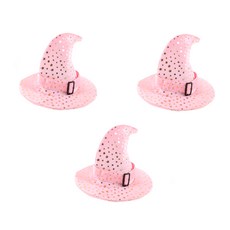 IK 絲絨星星帽, 粉紅色, 3個