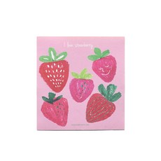 我愛草莓貼紙, 100個, 混合色
