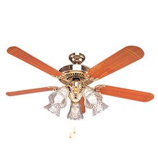 ARTEX 質感吊扇燈, 金黃色