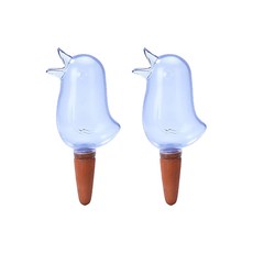 小鳥造型自動飲水機 藍色透明, 2個