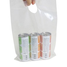 BEST PACK PE 環形塑膠購物袋 100入, 透明