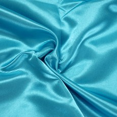 蝴蝶觸感 寬幅高級緞面拷克布料, 水藍色