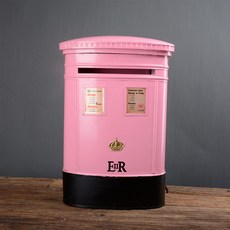 JH Company復古壁掛式信箱, 粉色