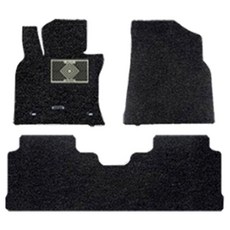 Eco1 확장형 컬쿠션 카매트, 삼성 신형 SM3 2016년 전기차 동일(2016년~현재 / 1열 2p + 2열), 블랙