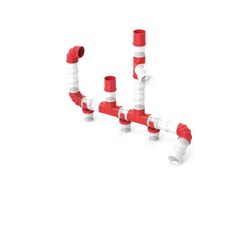 LUDUS 투비터널 블록 300p, 혼합색상, 1개