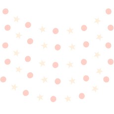 市集感性 天空星星掛旗 5入, 款式7