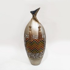 藤蔓裝飾花瓶直立型 BY756, 單色