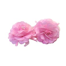 자석 무궁화 커튼 집게, 핑크, 2개