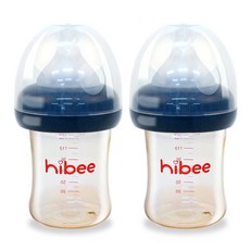 hibee PPSU奶瓶 160ml 2入+奶嘴 2入, S(0個月以上), 灰色