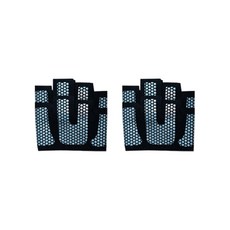 GUNU瑜珈健身防滑手指半手套 2入, 銀