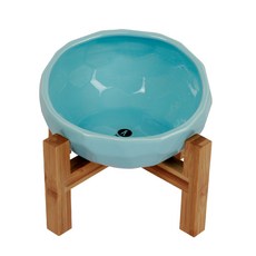 펫트롱 폴리곤 세라믹 식기 PTR430, 블루, 1개